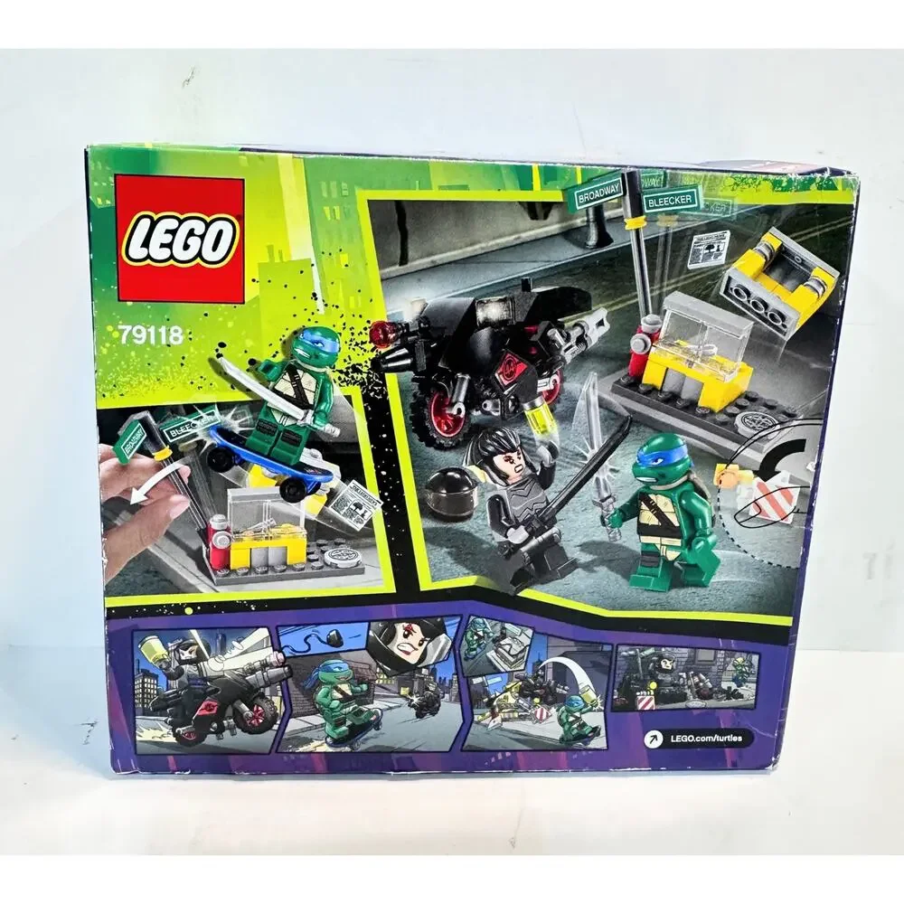 LEGO 79118-TMNT-Karai Bike Escape-Sealed-New- Retired-Ninja Turtles Set - Picture 2 of 7